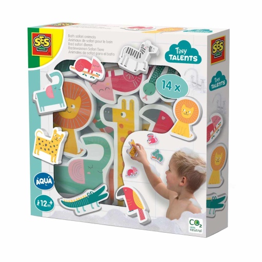 Animais Selvagens para Banho SES CREATIVE Aqua Tiny Talents