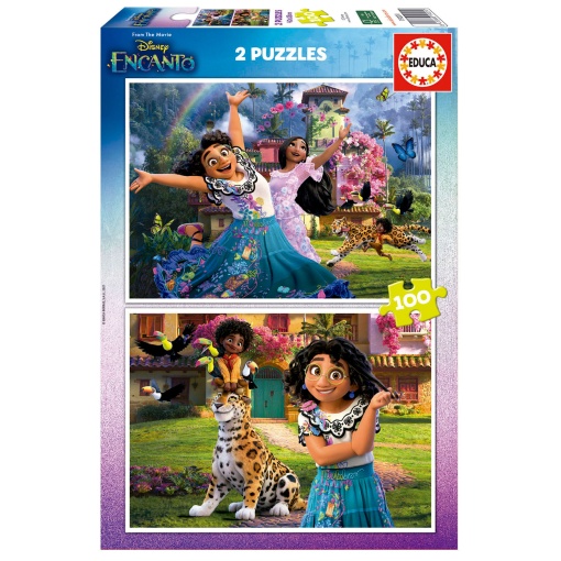 Puzzle EDUCA 2x100 peças Encanto DISNEY
