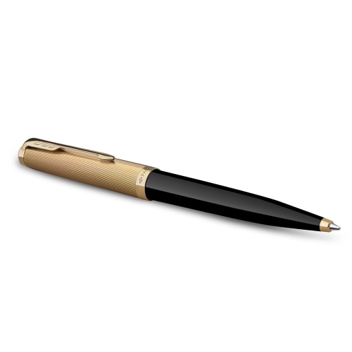 Esferográfica PARKER 51 lacado preto/dourado Golden Trim