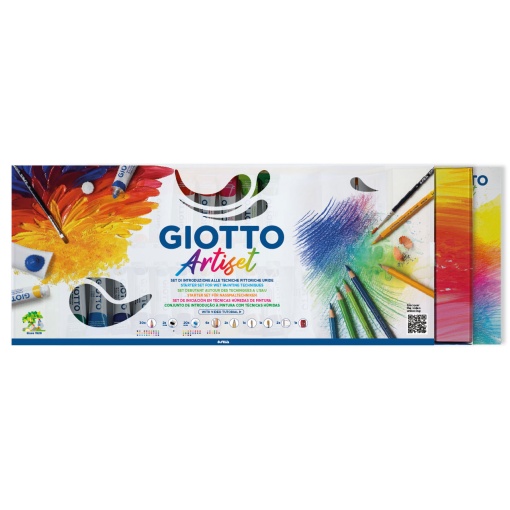 Conjunto de Introdução À Pintura GIOTTO Artiset com 65 Peças
