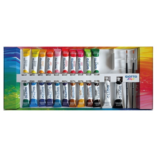 Conjunto de Introdução À Pintura GIOTTO Artiset com 65 Peças