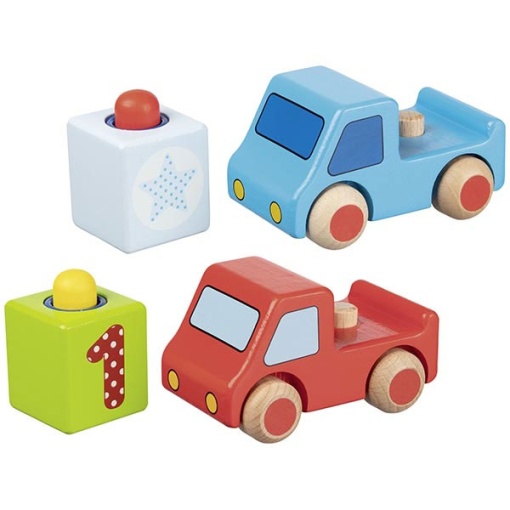 Carro Madeira com Buzina Sortido GOKI