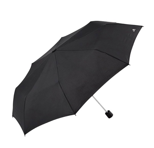 Guarda-chuva de Encolher Manual 24cm GOTTA preto