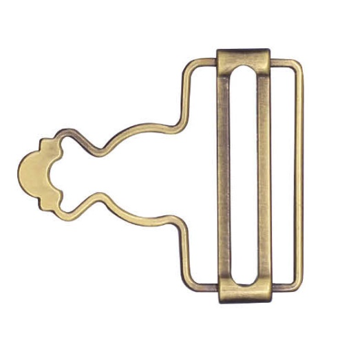 Fivela para suspensórios 42mm dourado COSE