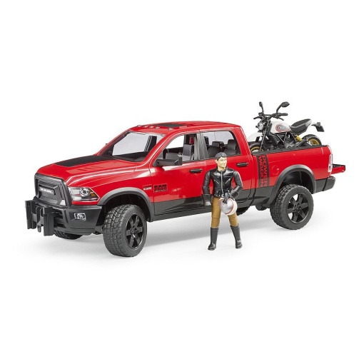 Carrinha RAM com Moto DUCATI Scrambler BRUDER