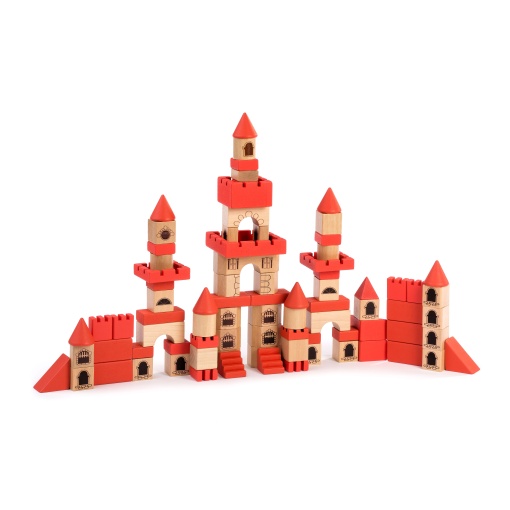 Jogo de Construção CASTELO 100 peças MINILAND Eco Friendly
