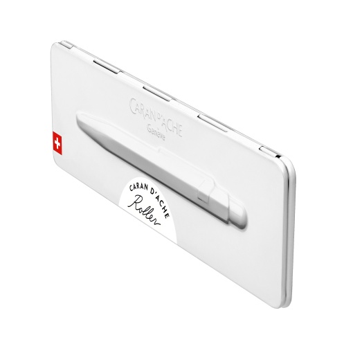 Caran d'Ache 849 white aluminum roller, 0.7mm