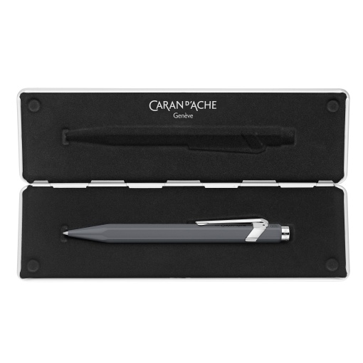 Caran d'Ache 849 aluminum gray roller, 0.7mm