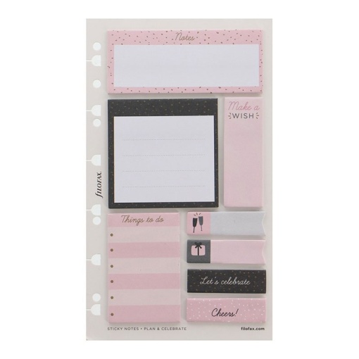 Conjunto de Blocos de Notas Aderentes FILOFAX Confetti com 8