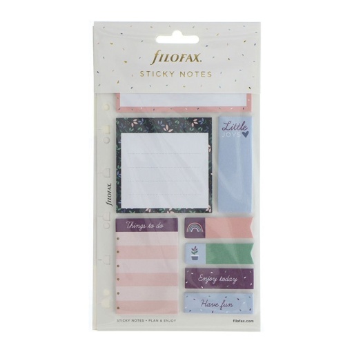 Conjunto de blocos de notas aderentes FILOFAX Garden - 8 unidades