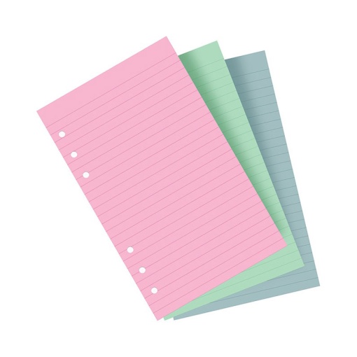 Recarga Personal FILOFAX Pautado Colorido