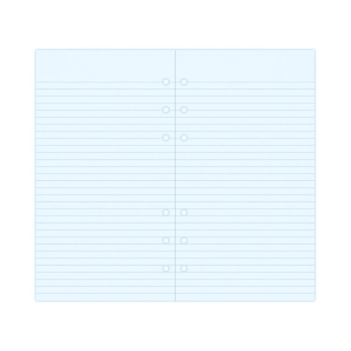 Recarga Personal FILOFAX Pautado 30 folhas 80g Azul