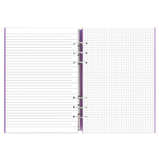 Organizer Clipbook A5 FILOFAX Classic Pastels lilás