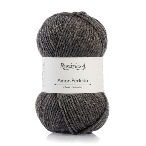 Fio de Tricot Rosários 4 Amor-perfeito 100g Antracite 5