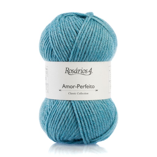 Fio de Tricot Rosários 4 Amor-perfeito 100g Azul Médio 9