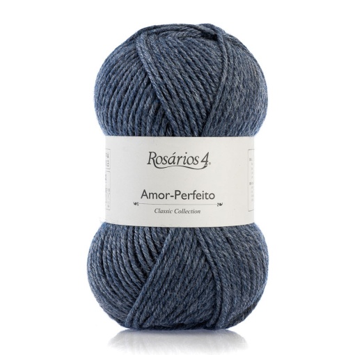 Fio de Tricot Rosários 4 Amor-perfeito 100g Azul 12