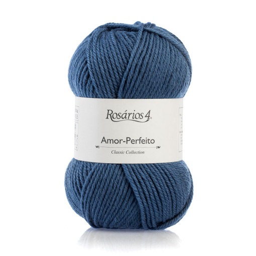Fio de Tricot Rosários 4 Amor-perfeito 100g JEANS 13
