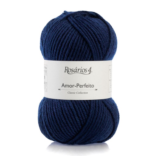 Fio de Tricot Rosários 4 Amor-perfeito 100g Marinho 15