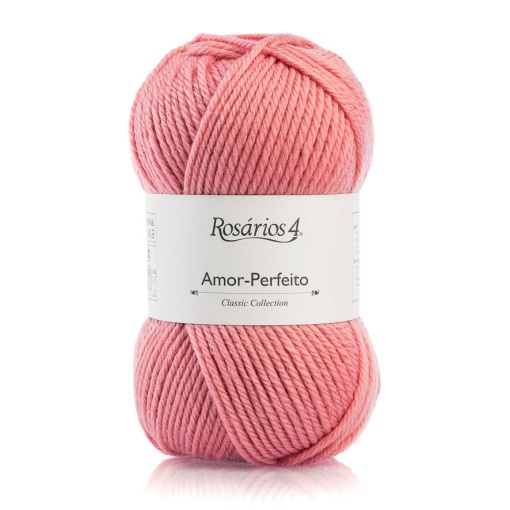 Fio de Tricot Rosários 4 Amor-perfeito 100g Rosa 22