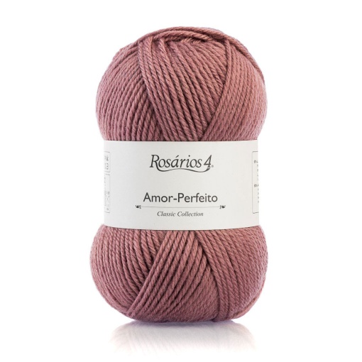 Fio de Tricot Rosários 4 Amor-perfeito 100g Rosa Velho 23