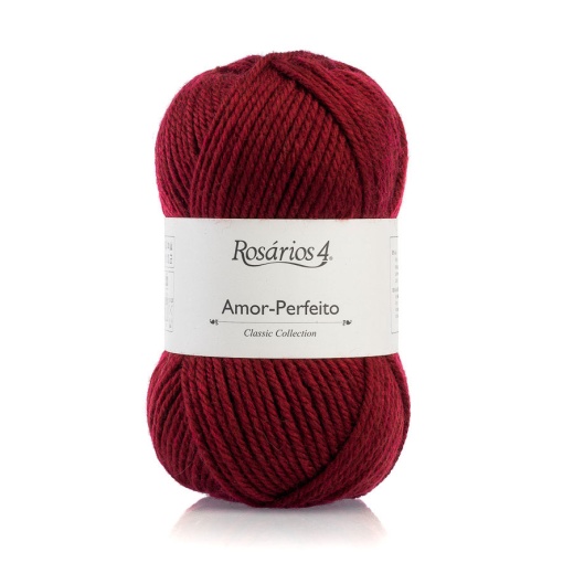 Fio de Tricot Rosários 4 Amor-perfeito 100g Vinho 24