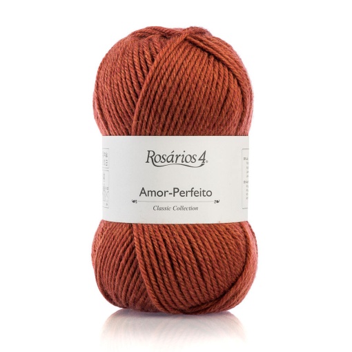 Fio de Tricot Rosários 4 Amor-perfeito 100g Tijolo 30