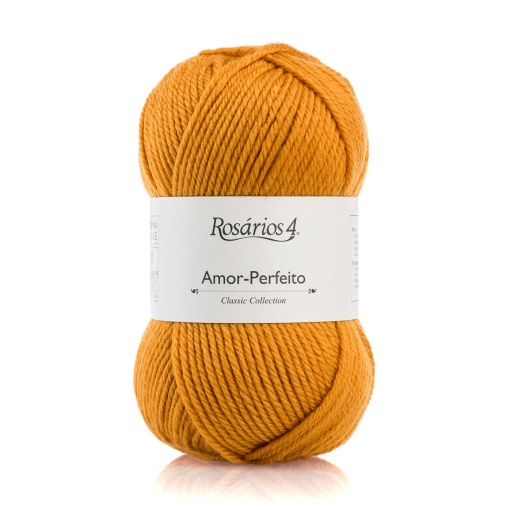 Fio de Tricot Rosários 4 Amor-perfeito 100g Laranja 35