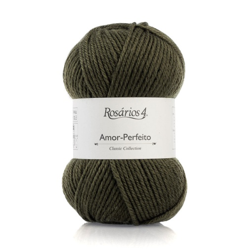 Fio de Tricot Rosários 4 Amor-perfeito 100g Musgo 37