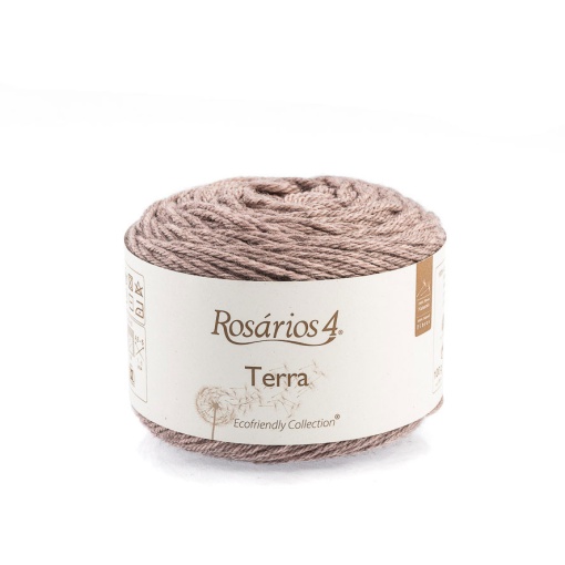 Fio de Tricot Rosários 4 Terra 100g Rosa Velho 14