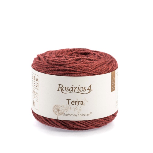 Fio de Tricot Rosários 4 Terra 100g Bordeaux 16