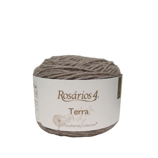 Fio de Tricot Rosários 4 Terra 100g Bege Escuro 21