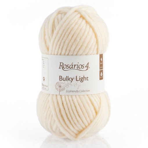 Fio de Tricot Rosários 4 Bulky Light 100g Pérola 101