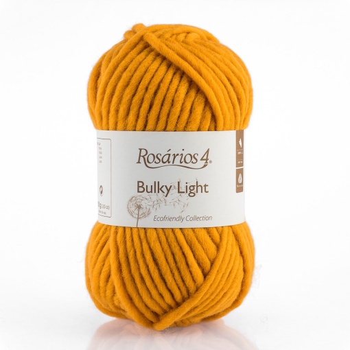 Fio de Tricot Rosários 4 Bulky Light 100g Amarelo 107