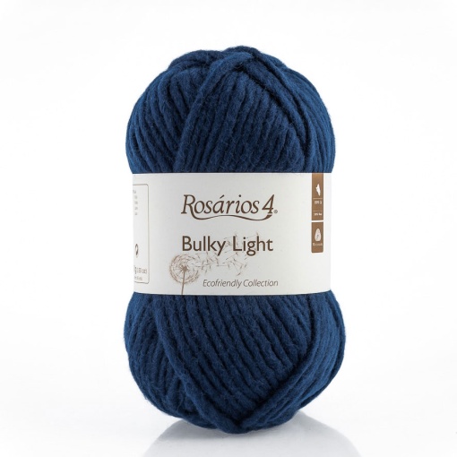 Fio de Tricot Rosários 4 Bulky Light 100g Marinho 118