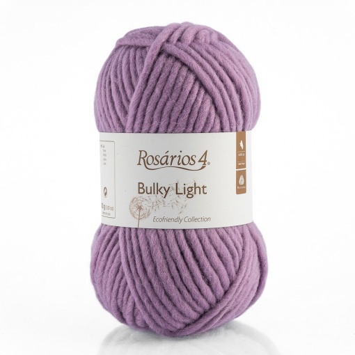 Fio de Tricot Rosários 4 Bulky Light 100g Lilás 122