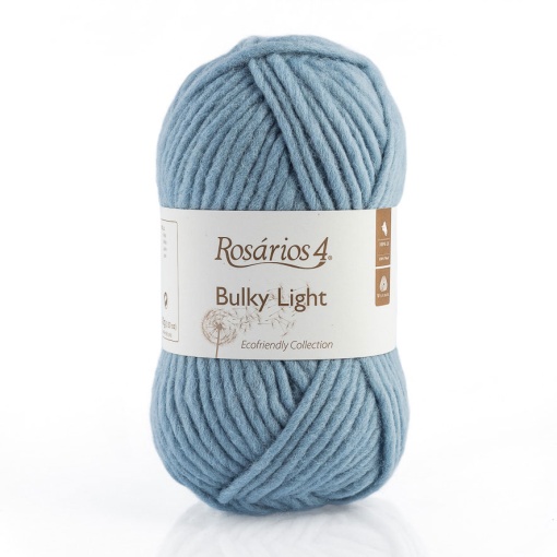 Fio de Tricot Rosários 4 Bulky Light 100g Azul 123