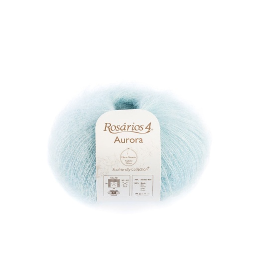 Fio de tricot ROSÁRIOS 4 Aurora ciel 4