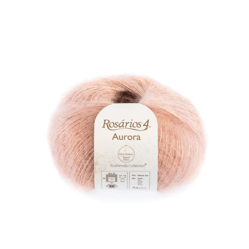 Fio de tricot ROSÁRIOS 4 Aurora bege 7