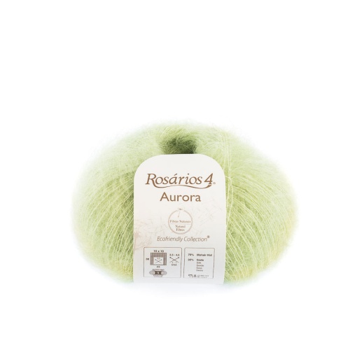 Fio de tricot ROSÁRIOS 4 Aurora limão 10