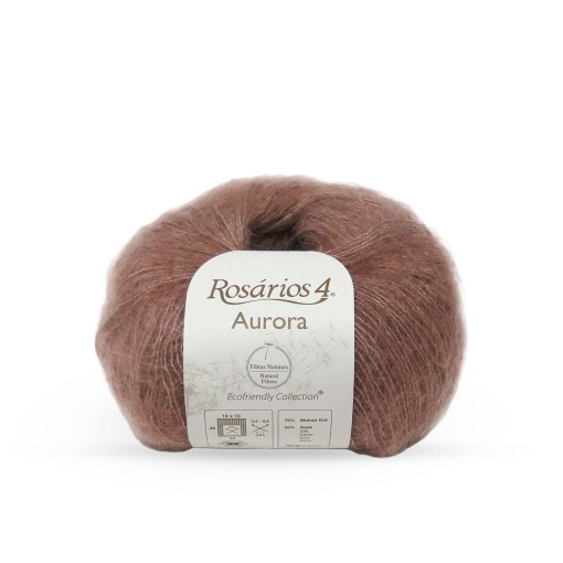 Fio de tricot ROSÁRIOS 4 Aurora terra 36