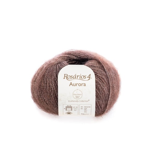 Fio de tricot ROSÁRIOS 4 Aurora chocolate 50