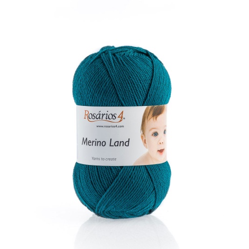 Fio de Tricot Rosários 4 Merino Land 50g Esmeralda 25