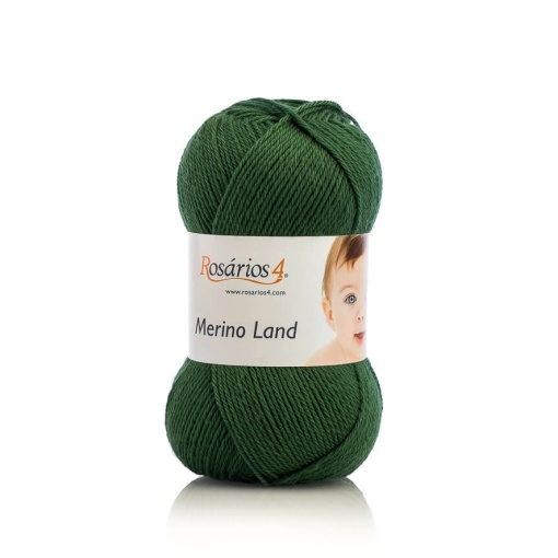 Fio de Tricot Rosários 4 Merino Land 50g Relva 33