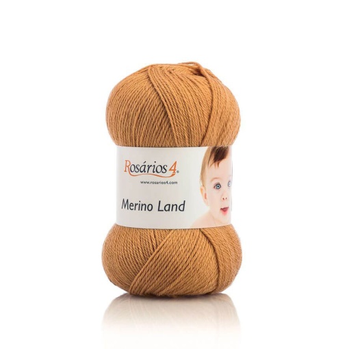 Fio de Tricot Rosários 4 Merino Land 50g CAMEL 34