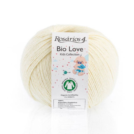 Fio de Tricot Rosários 4 Bio LOVE 50g Amarelo 2 GOTS