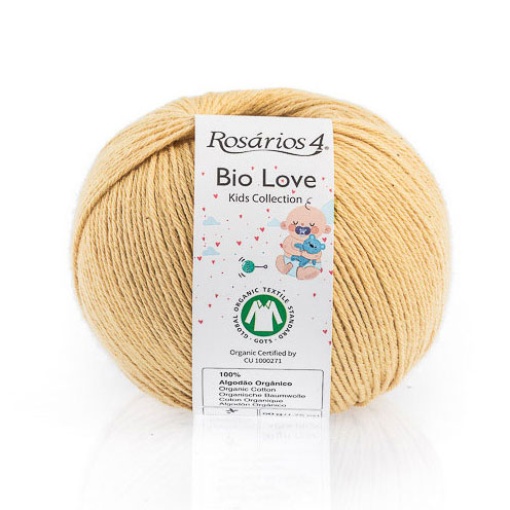 Fio de Tricot Rosários 4 Bio LOVE 50g CAMEL 3 GOTS
