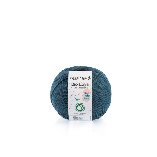 Fio de Tricot Rosários 4 Bio LOVE 50g Azul Escuro 12 GOTS