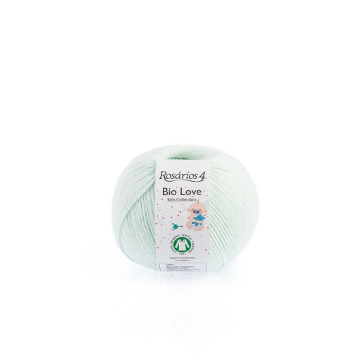 Fio de Tricot Rosários 4 Bio LOVE 50g Verde Claro 14 GOTS