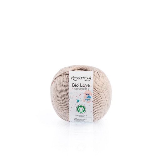 Fio de Tricot Rosários 4 Bio LOVE 50g Castanho Claro 18 GOTS