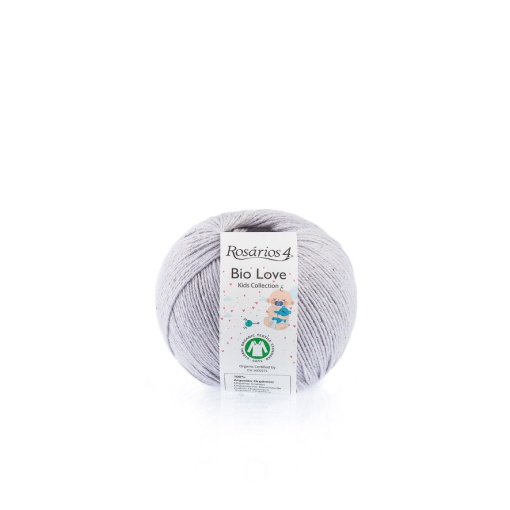 Fio de Tricot Rosários 4 Bio LOVE 50g Lilás Claro 21 GOTS